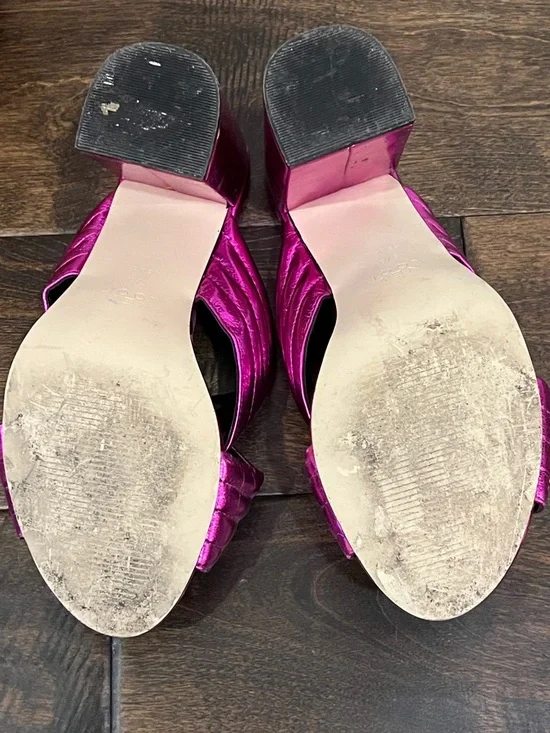 Pink Metallic Heels - Picture 8 of 10